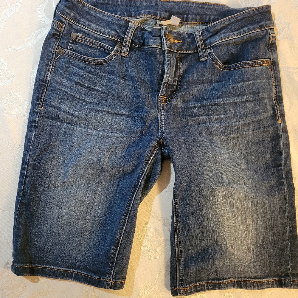 Denim Bermuda shorts